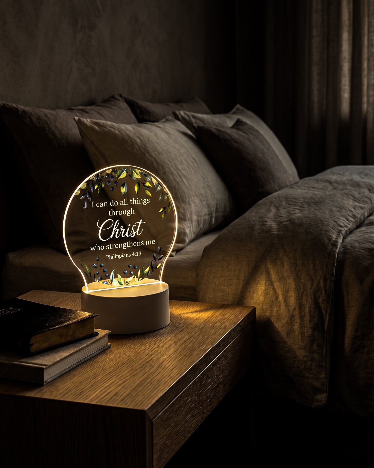 Strength in Christ LED Light