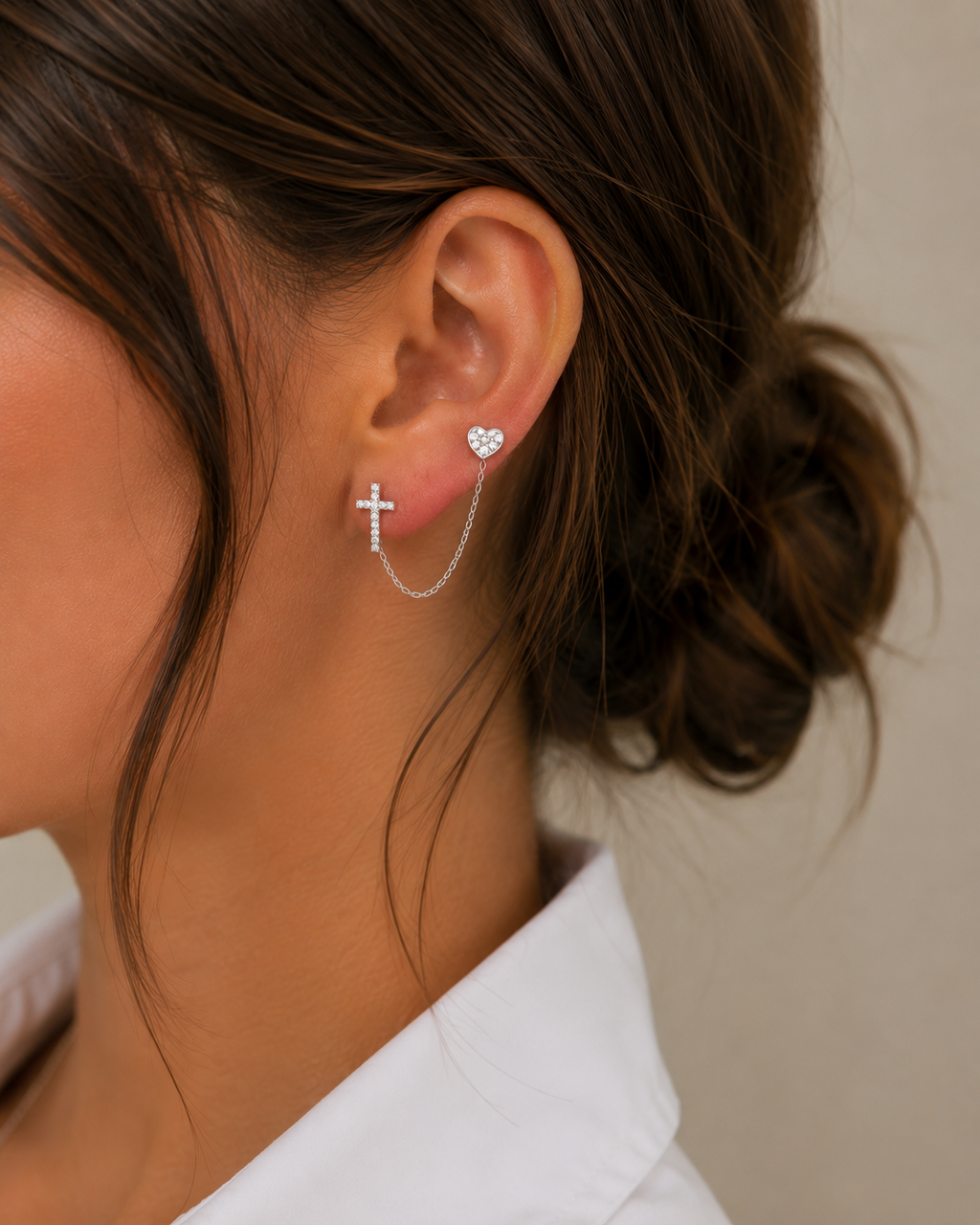 Heart Of Grace Earring - S925 Sterling Silver