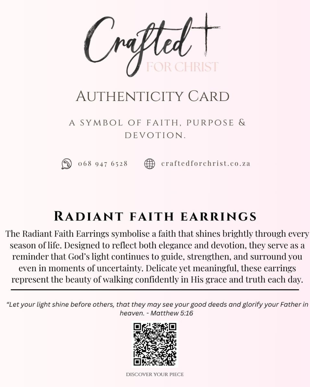 Radiant Faith Earrings - S925 Sterling Silver