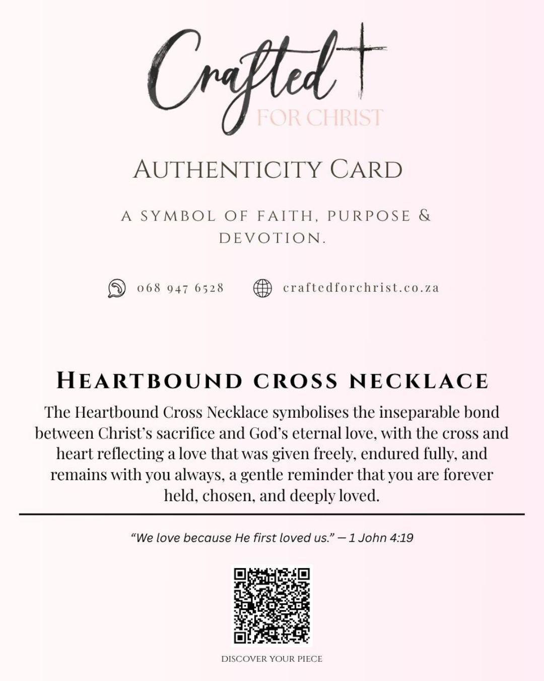 Heartbound Cross Necklace - 925 Sterling Silver Woman Necklace
