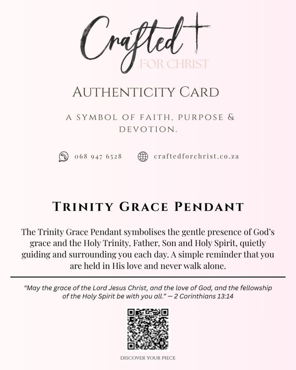 Trinity Grace Pendant – 925 Sterling Silver Woman Necklace