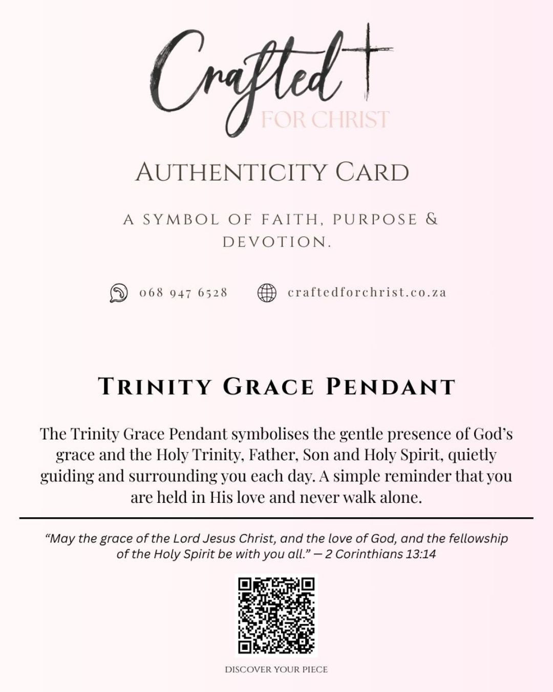 Trinity Grace Pendant – 925 Sterling Silver Woman Necklace