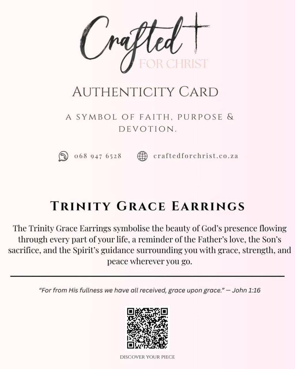 Trinity grace Earrings - Stainless Steel
