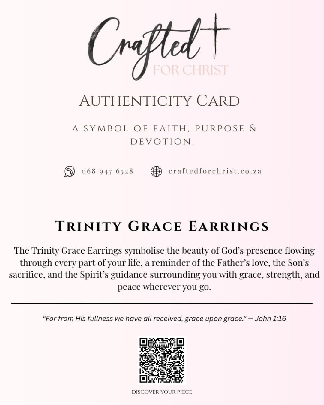 Trinity grace Earrings - Stainless Steel
