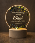 Strength in Christ LED Light