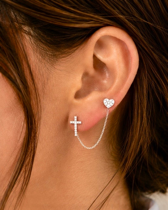 Heart Of Grace Earring - S925 Sterling Silver