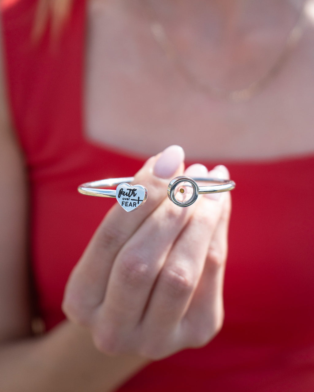 Seed Of Faith Bangle - Stainless Steel Woman Bangle