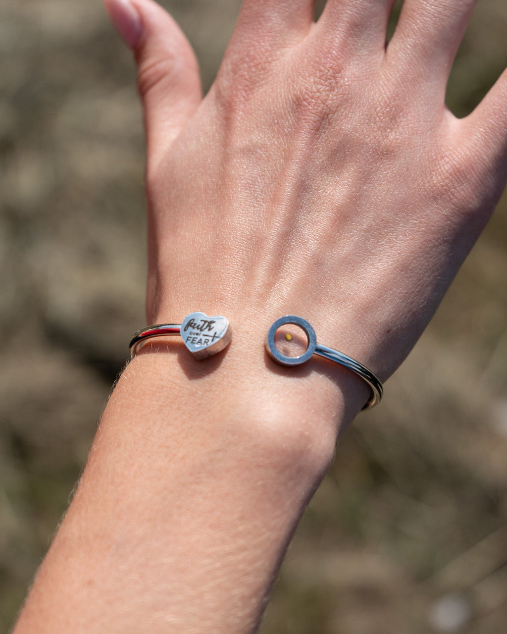 Seed Of Faith Bangle - Stainless Steel Woman Bangle