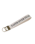 Faith Over Fear Keychain